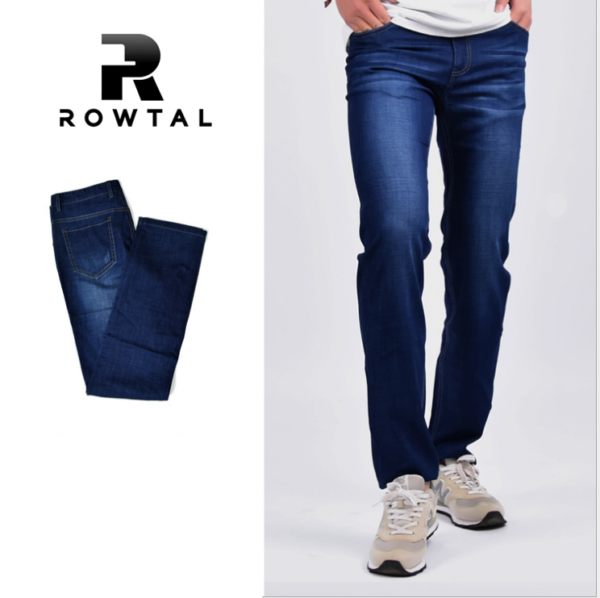 New men's jeans men's moderate version stretch straight buff pants